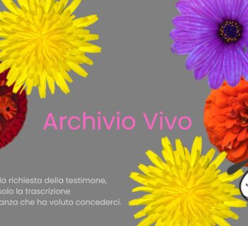 Live archive - all testimoniens 1 Copertina solo trascrizione