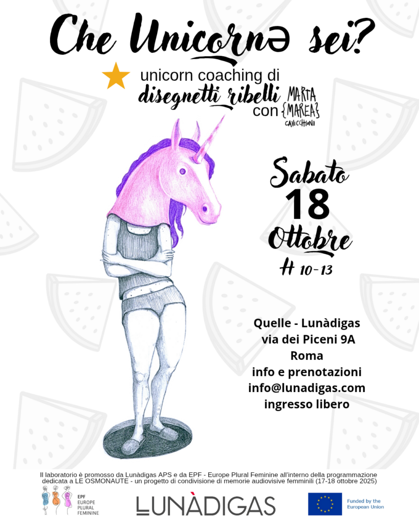 Che unicornə sei? - Laboratorio con Marea 1 Unicorn coaching 18 ottobre