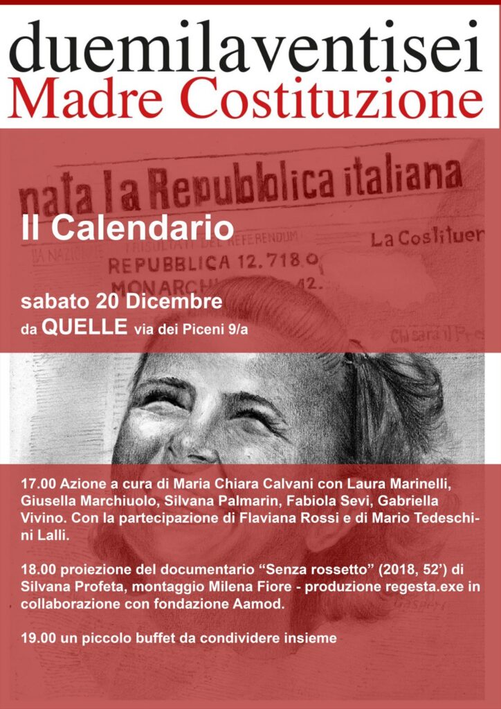 DUEMILAVENTISEI - Madre Costituzione 1 Madre Costituzione